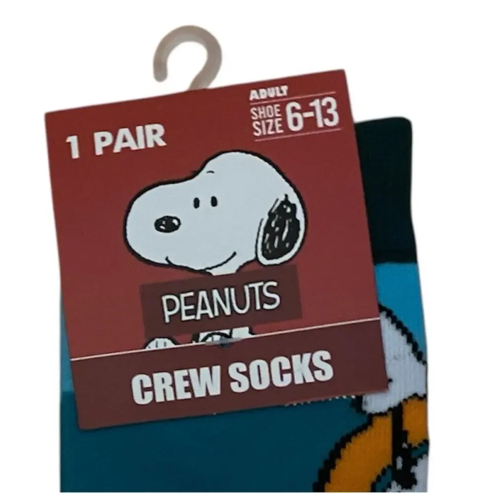 Peanuts Snoppy Time Crew Socks